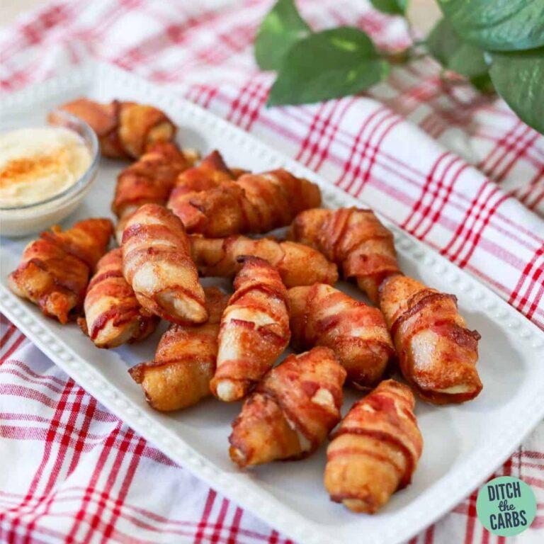 Bacon-Wrapped Chicken Nuggets (Baked, Fried, Air Fryer)