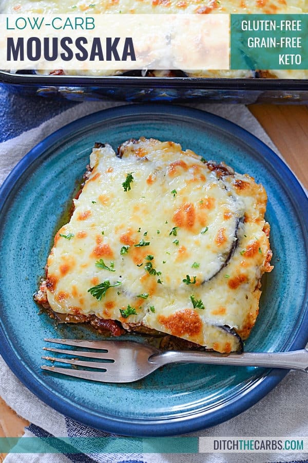 Low-Carb Moussaka with Eggplant