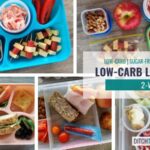 Collage of the best and easy healthy lunchbox ideas for kids