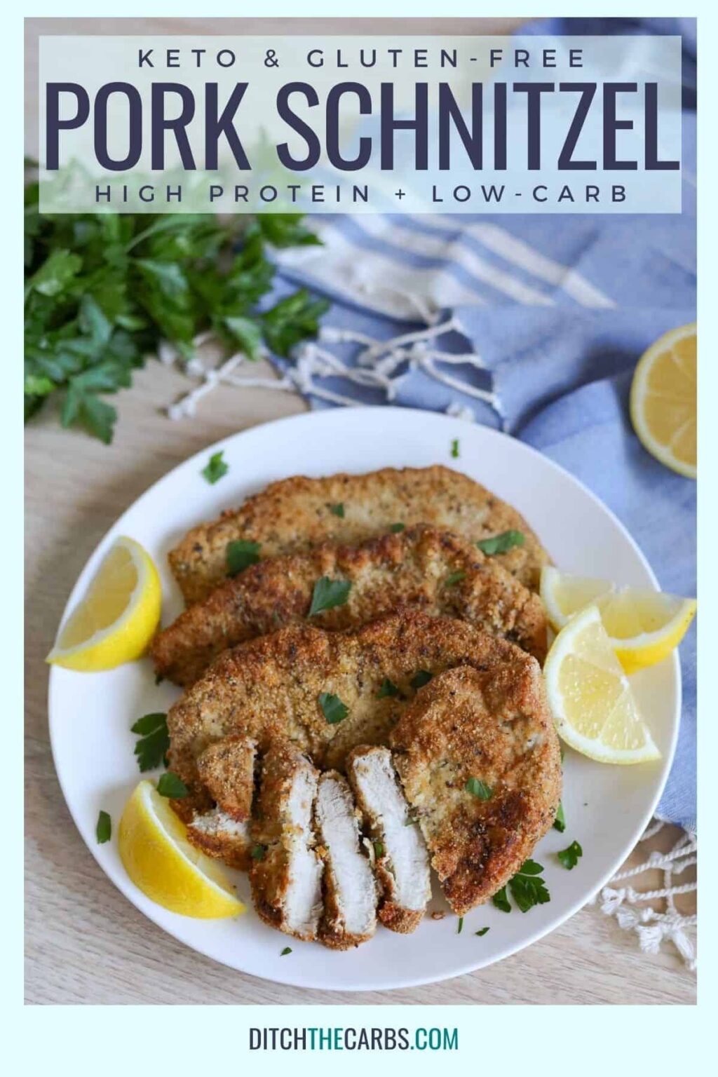 🐷 Easy Pork Schnitzel Recipe (KetoFriendly) Thinlicious