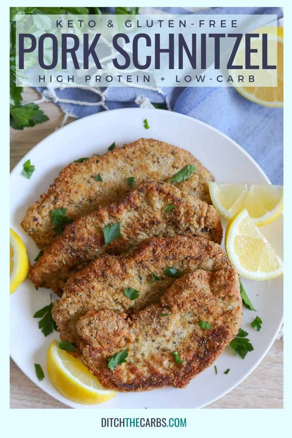 🐷 Easy Pork Schnitzel Recipe (KetoFriendly) Thinlicious