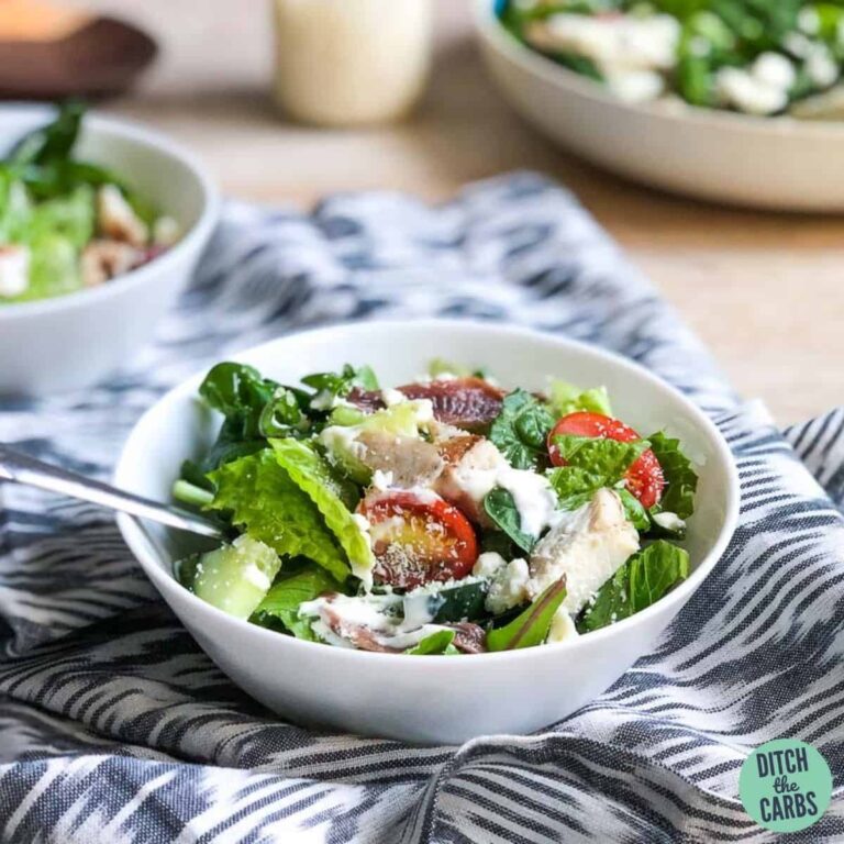 Best Keto Caesar Salad (High Protein Salad)