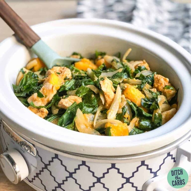 Easy Keto Chicken Curry With Pumpkin (Slow-Cooker)