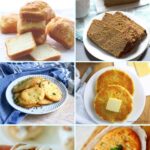 Collage of the best low carb bread recipes for beginners