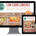 Front cover of the low-carb lunches cookbook