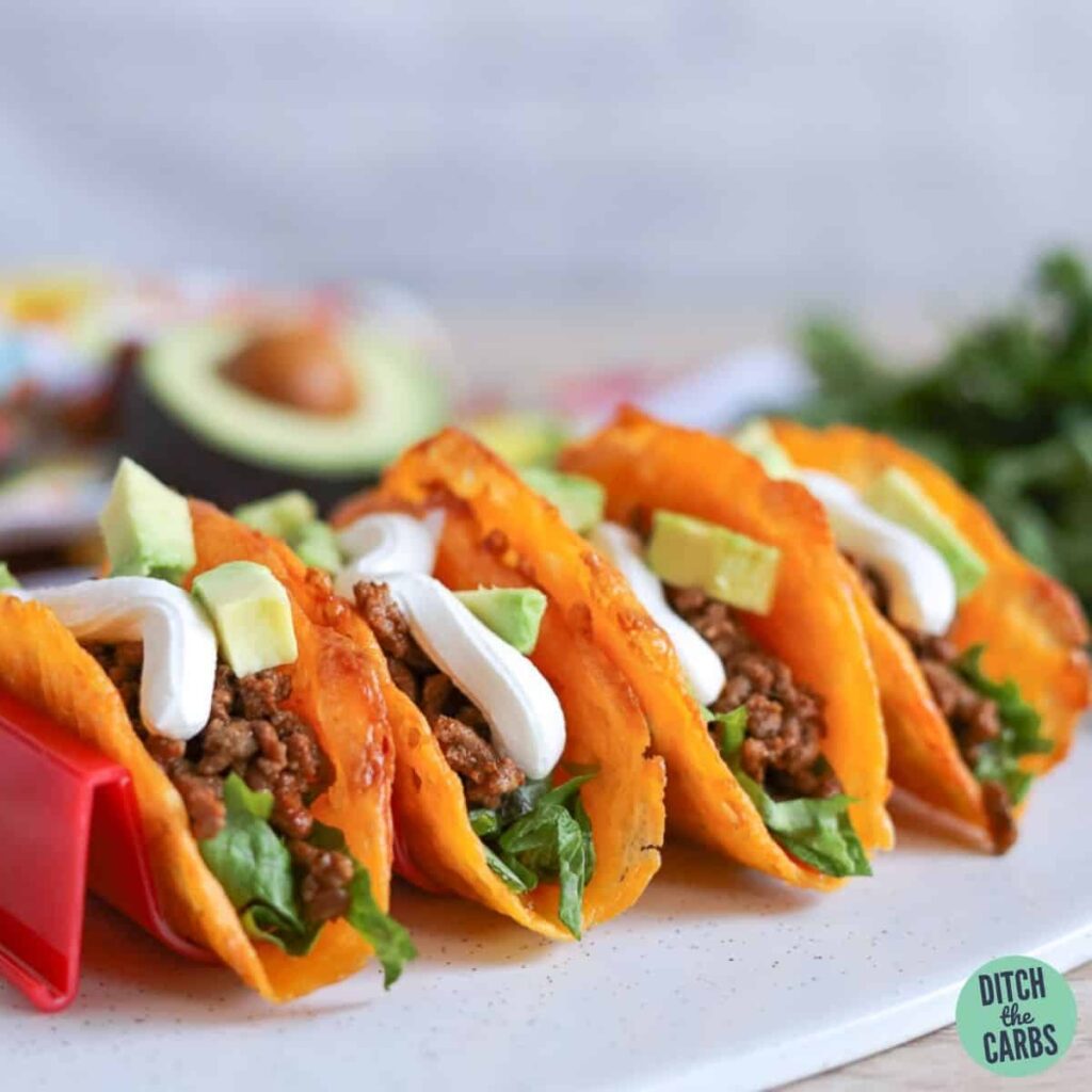 Best Crispy Keto Taco Shells (Cheese Taco Shells) Thinlicious
