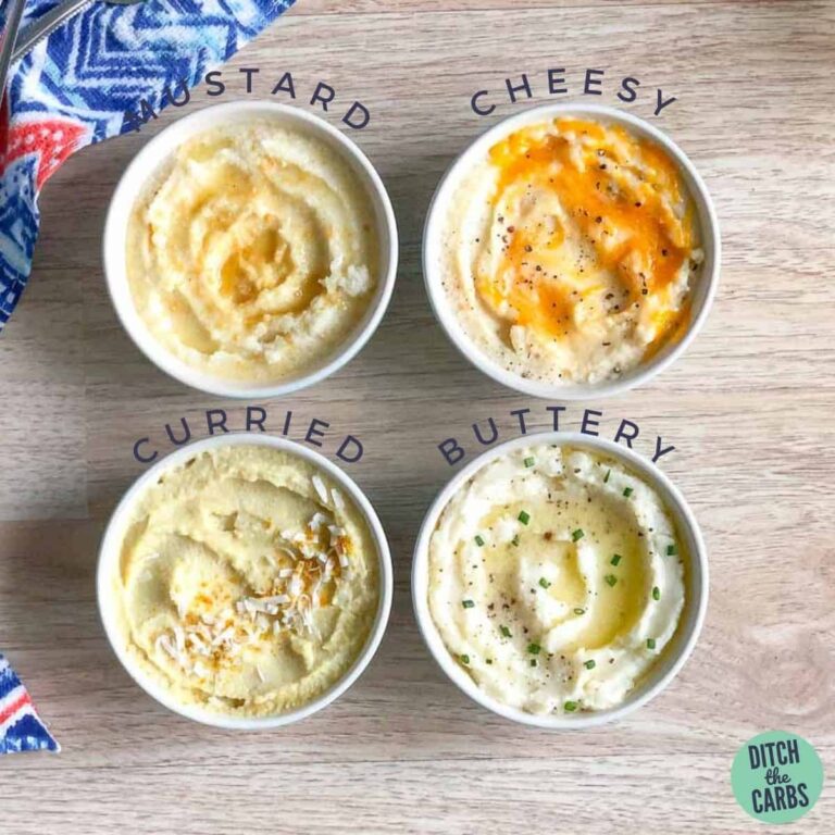 4 Clever Low-Carb Mashed Cauliflower Recipes