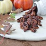LOW CARB PUMPKIN SPICE ROASTED PECANS - Peace Love and Low Carb