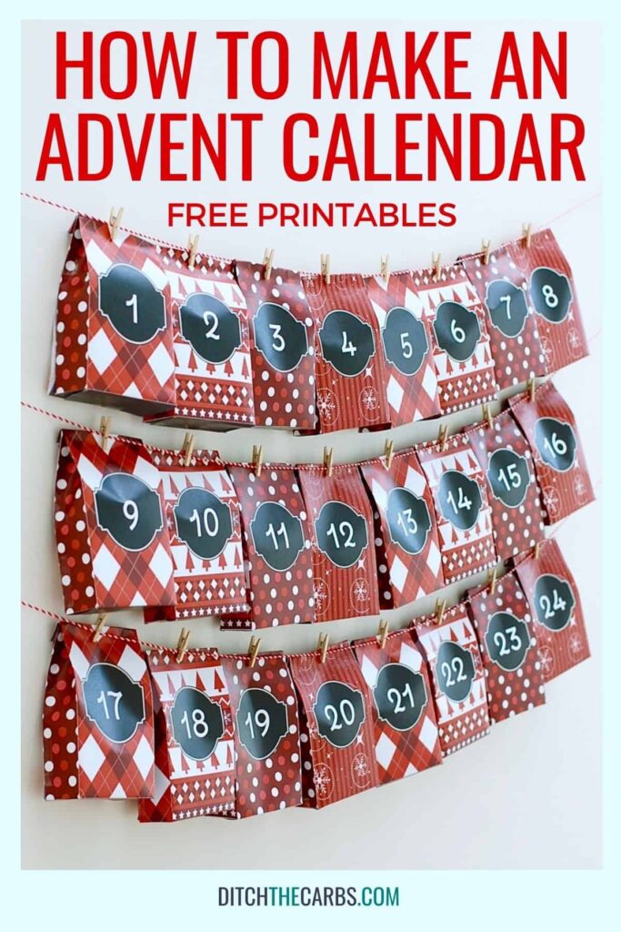 Sugar Free Advent Calendar (FREE Printables) Thinlicious Sugar Free Advent Calendar (FREE Printables) Thinlicious