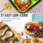 A collage of easy healthy school lunchbox recipes 