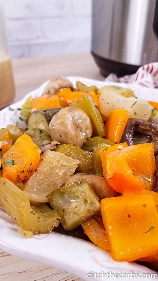 Easy Keto Pot Roast (Instant Pot Recipe) Thinlicious