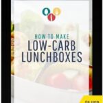 Ultimate low-carb lunchbox book guide mockup ipad