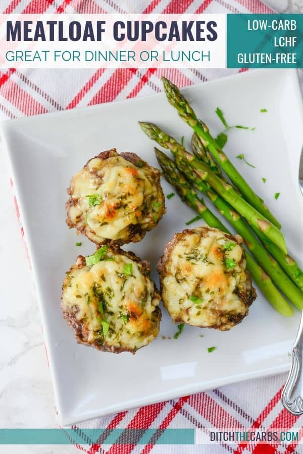 low-carb meatloaf cupcake