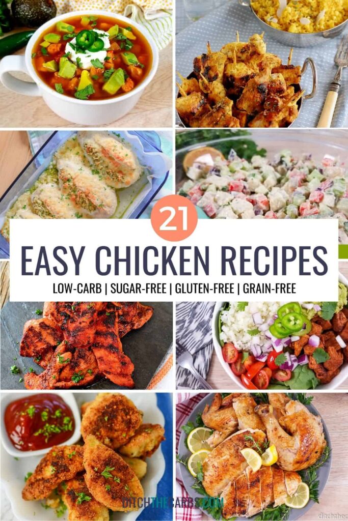 21+ Easy Chicken Recipes (Keto-Friendly) - Thinlicious