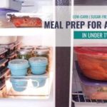 healthy low-carb meal prep for a family of four