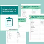 Get your low-carb and keto emergency food lists - be prepared.