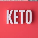 Top 10 keto mistakes with white plastic letters