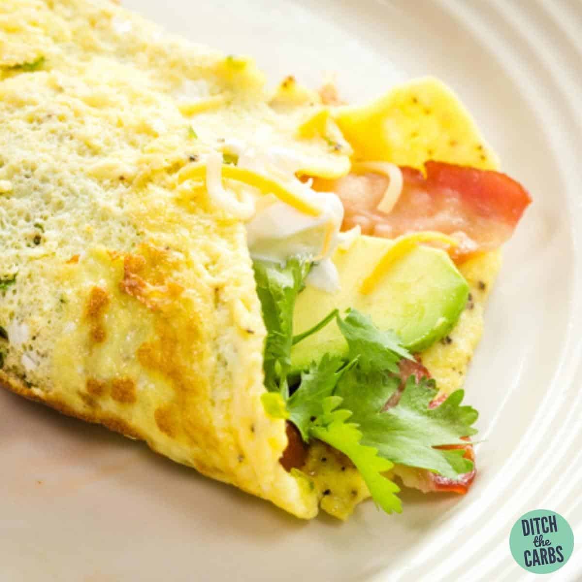 Easy Keto Egg Wraps (Breakfast Wraps) - Thinlicious