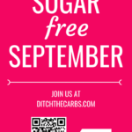 Sugar-free September 2020 promotional image poster