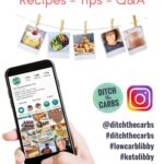 low-carb and keto Instagram collage