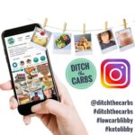low-carb and keto Instagram collage