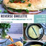 Keto Reverse Omelette collage