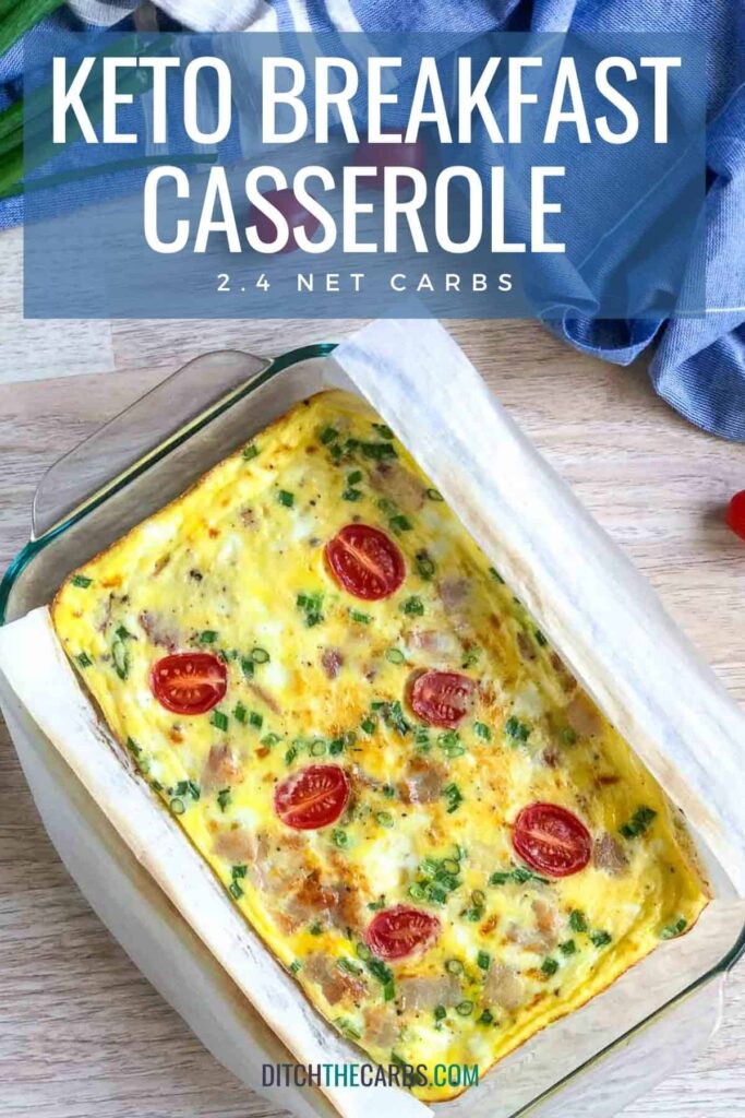 Breakfast Casserole (Egg and Bacon Pie) - 1.6g carbs