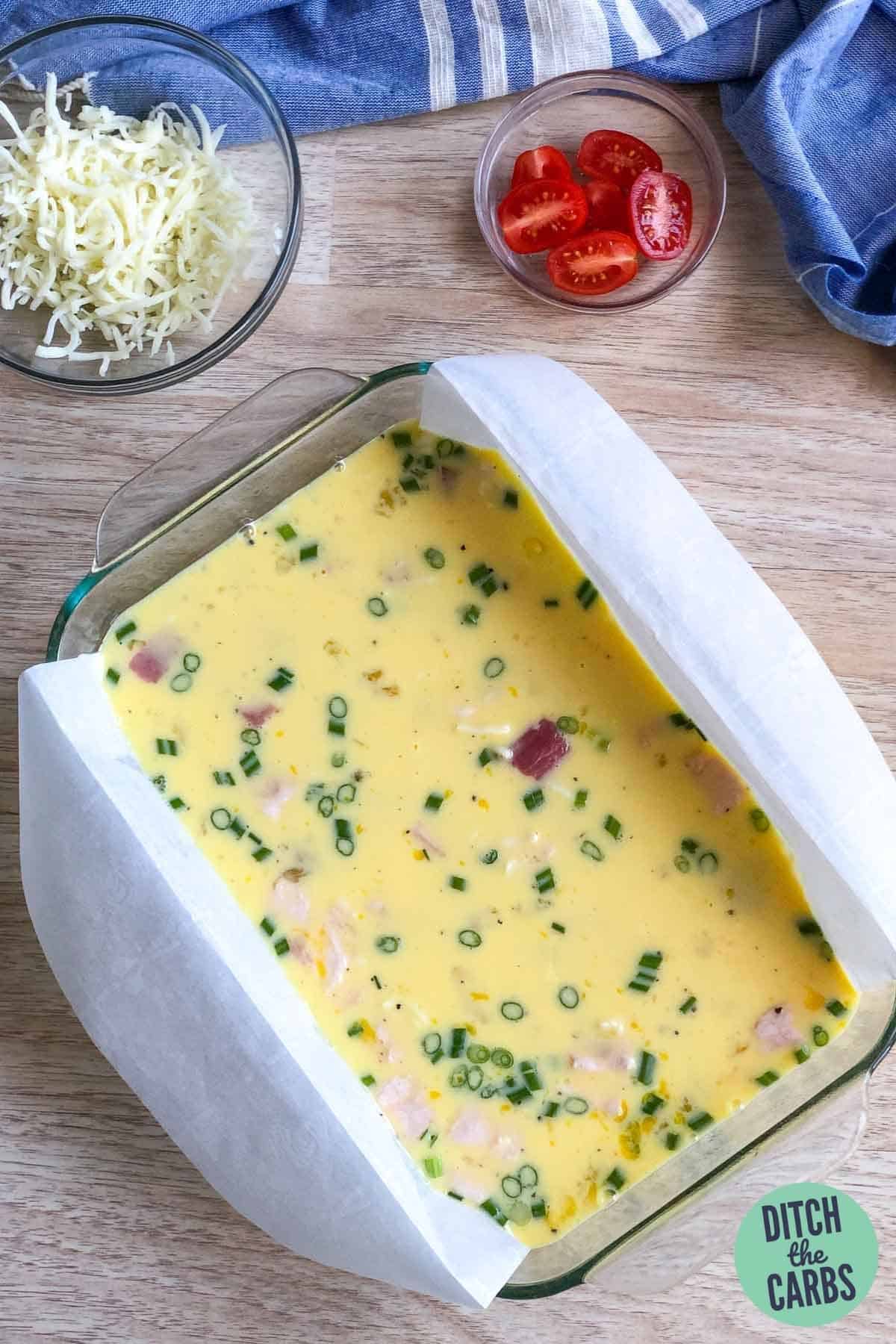 Breakfast Casserole (Egg and Bacon Pie) - 1.6g carbs