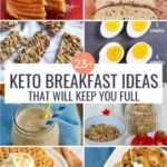 collage of the best keto breakfast ideas