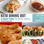 collage of the best ways eating out keto
