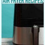 air fryer and a blue wall