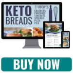 mockups of buy now button for keto bread cookbook