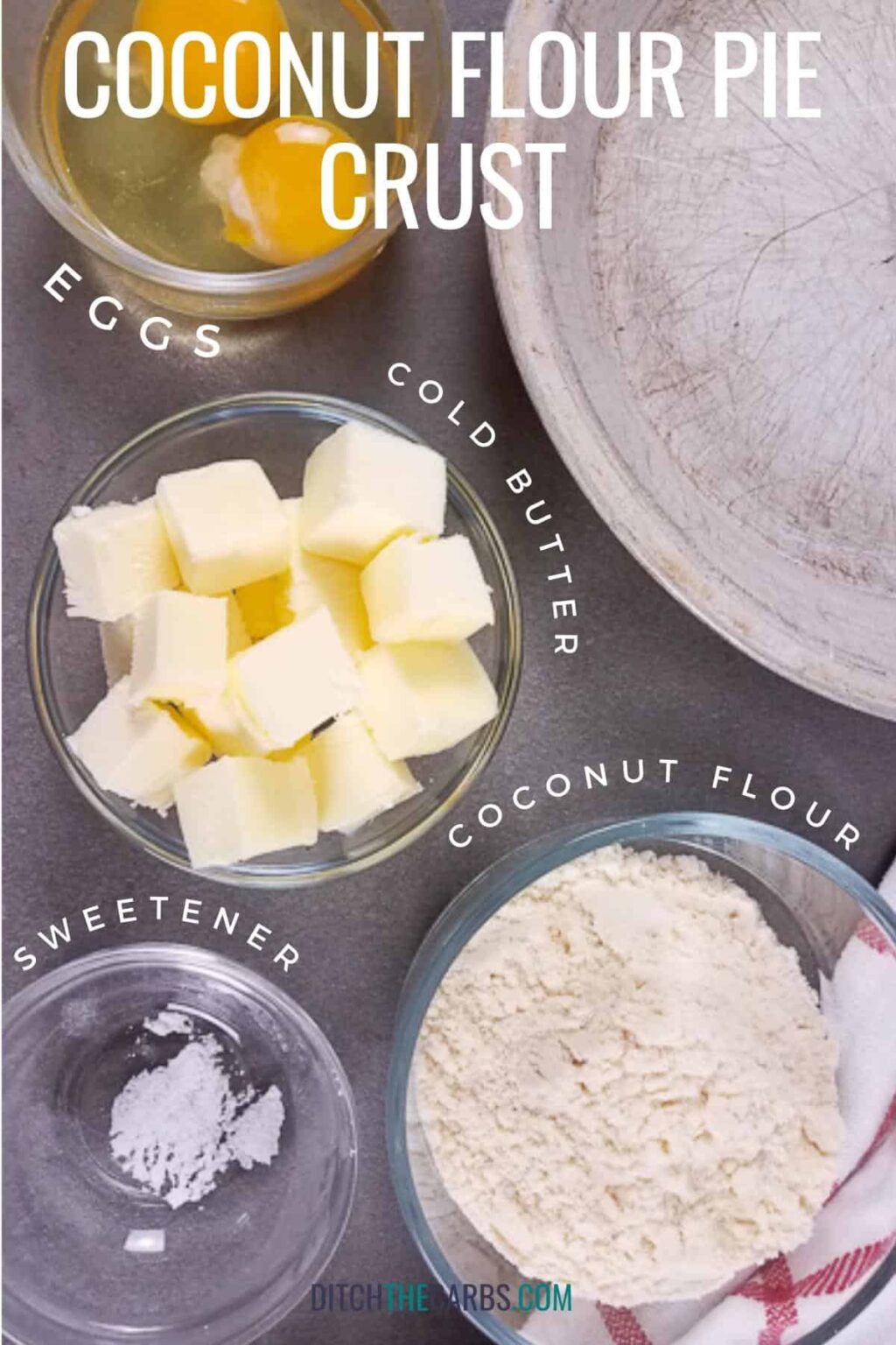 The Best Coconut Flour Pie Crust (LowCarb) Thinlicious