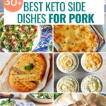 collage of the best side dishes for pork