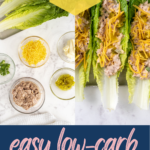 Looking for a quick and easy low-carb lunch option? These easy, tuna salad lettuce wraps are one of our favorite keto lunches...whether you're at home or on-the-go!