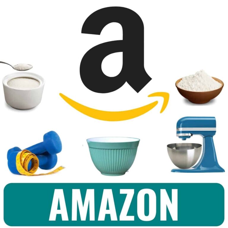 image of low-carb keto shop on Amazon with kitchen gadgets