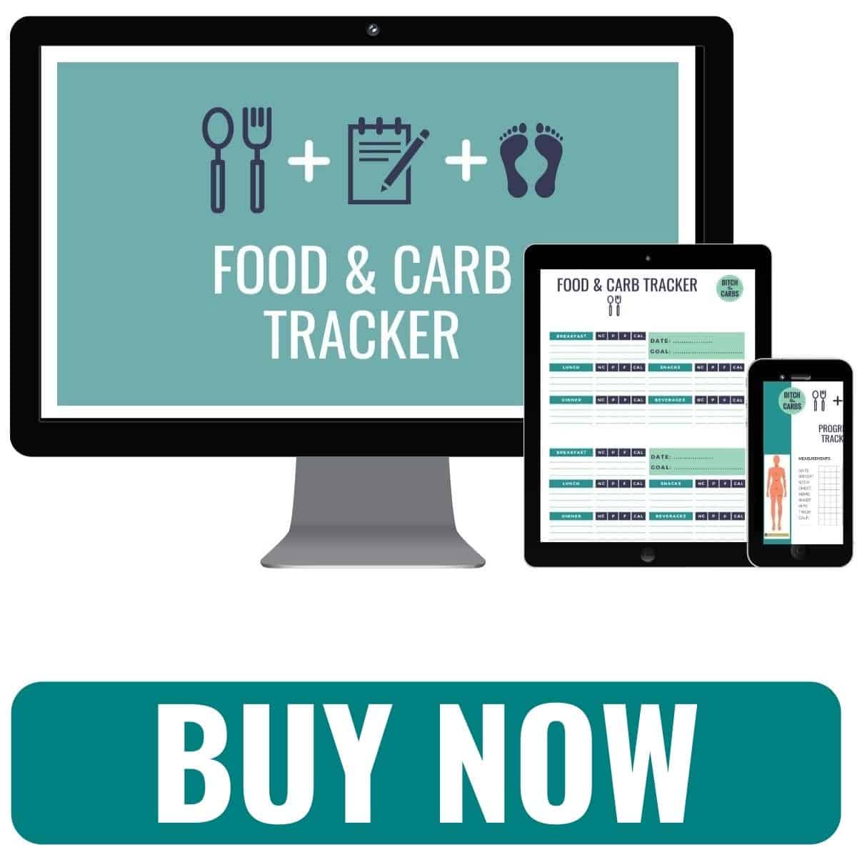 Food And Carb Tracker PRINTABLE GUIDE