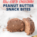 We all need a little something sweet every now and then! Luckily for all of us, these low-carb Chocolate Peanut Butter Snack Bites are the perfect solution