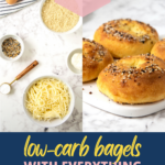 Switching to a ketogenic or low-carb lifestyle doesn't have to mean giving up everything. This bagel recipe is a perfect low carb breakfast option!