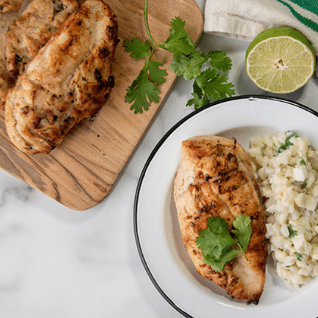 Delicious Coconut Lime Low-Carb Chicken