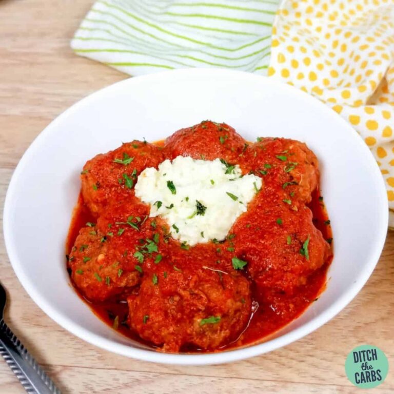 Easy Low-Carb Instant Pot Meatballs (Sugar-Free Sauce)