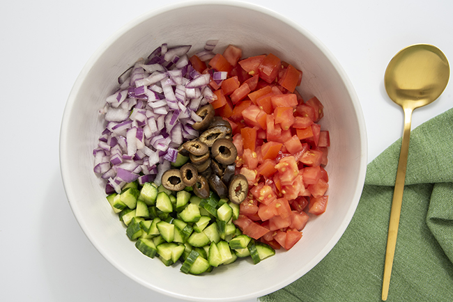 low-carb greek salad