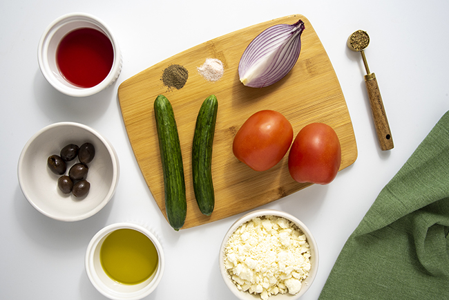 low-carb greek salad