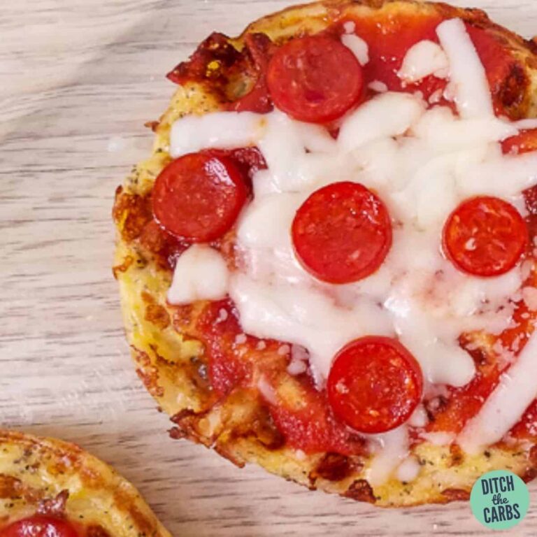 Mini Keto Pizza Chaffles (FREE Cookbook)