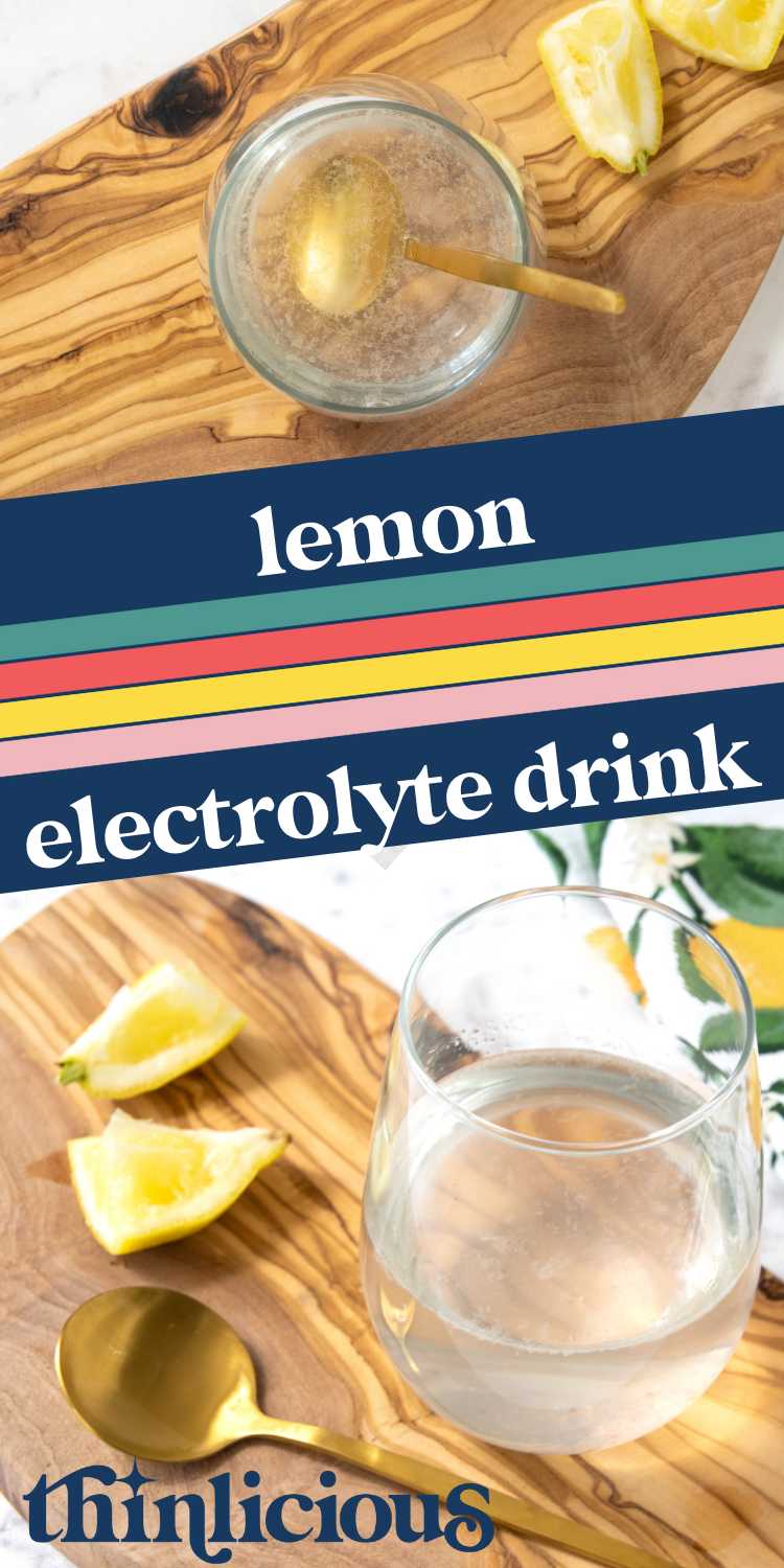 Lemon Electrolyte LowCarb Drink Thinlicious