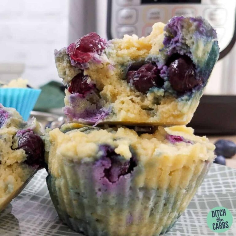 Quick Instant Pot Blueberry Muffins (Dairy Free)
