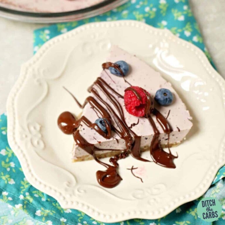 No-Bake Blueberry Cheesecake Recipe (Keto-Friendly)