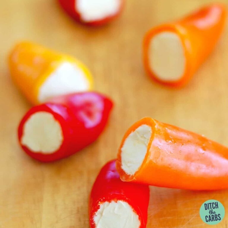 Easy Cream Cheese Stuffed Baby Peppers