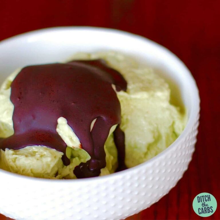 Sugar-Free Mint Ice Cream (Chocolate Magic Shell) – Dairy Free