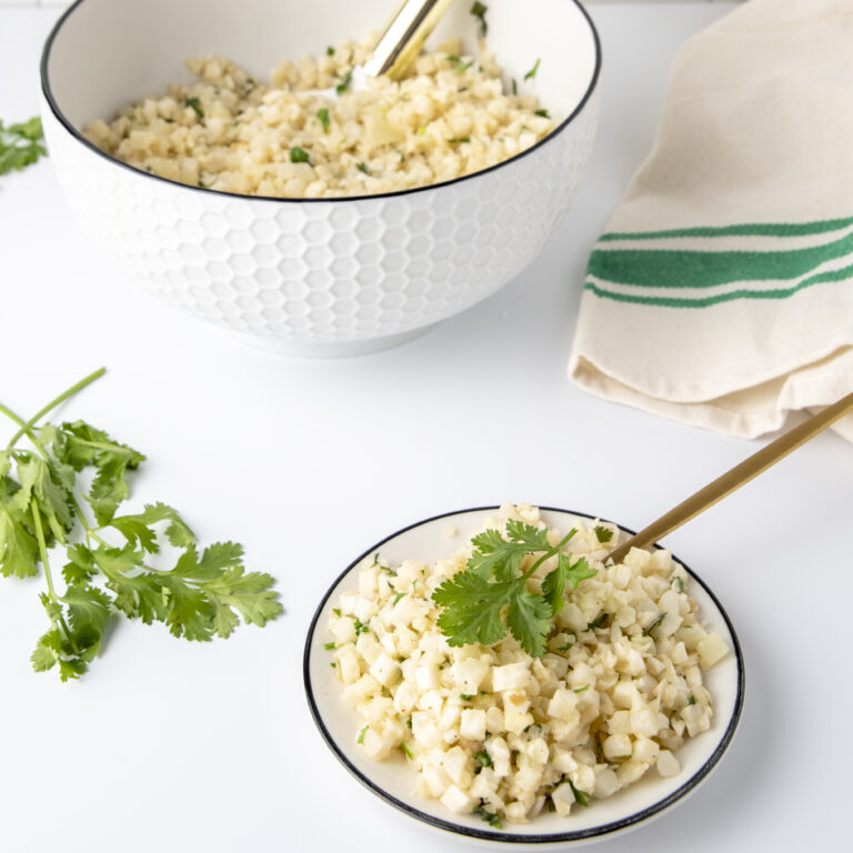 Coconut Lime Cauliflower Low-Carb Rice